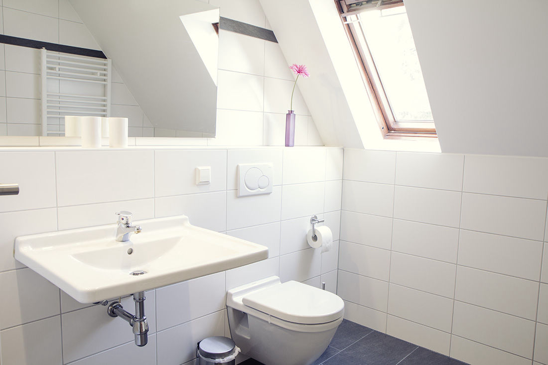 Bad in der Ferienwohnung im Haus Uferperle