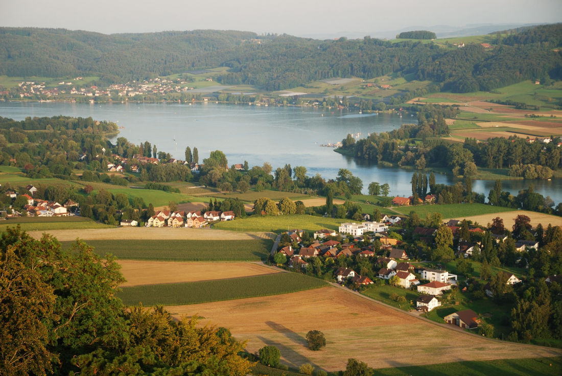 Blick auf den oberen See