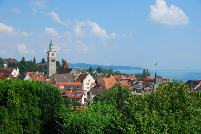 Blick auf Überlingen und See