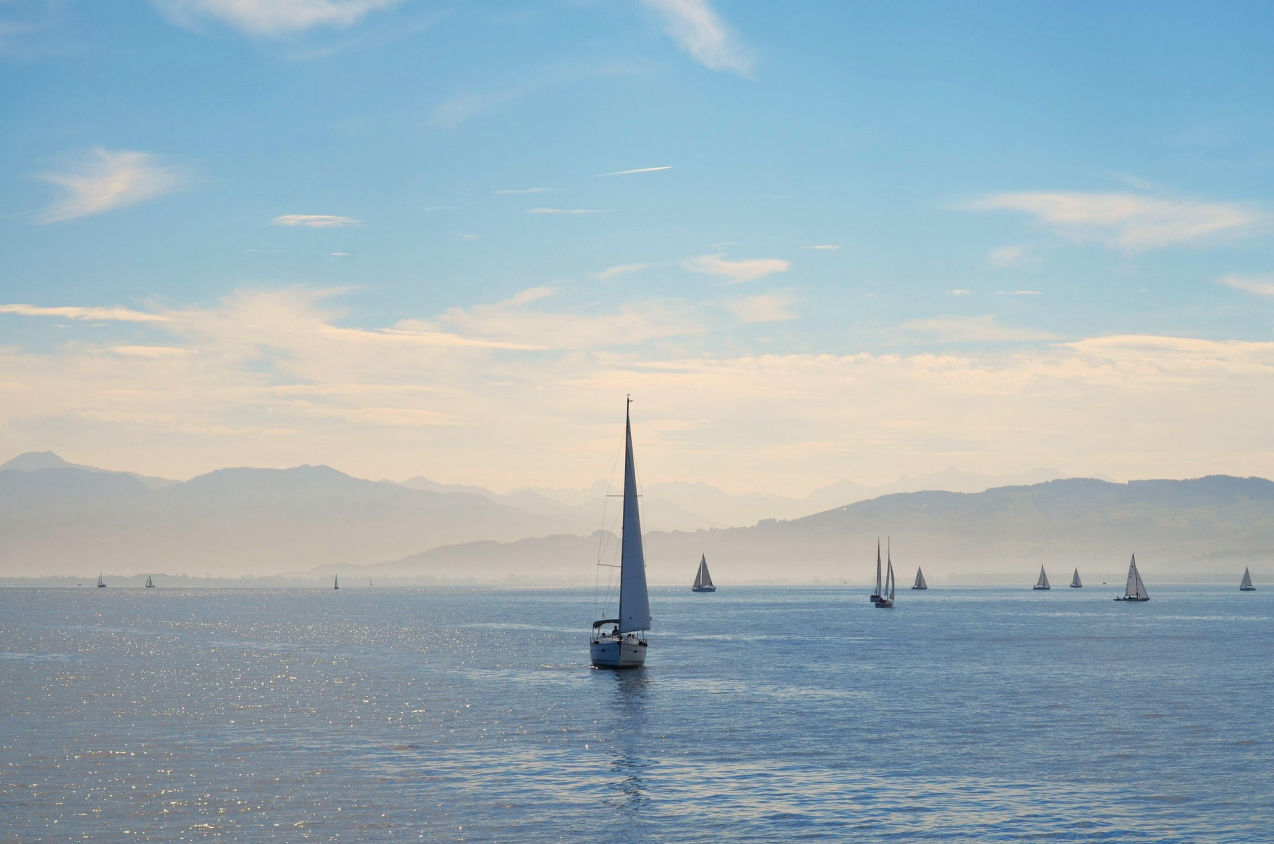 Wunderschöner Blick auf den Bodensee